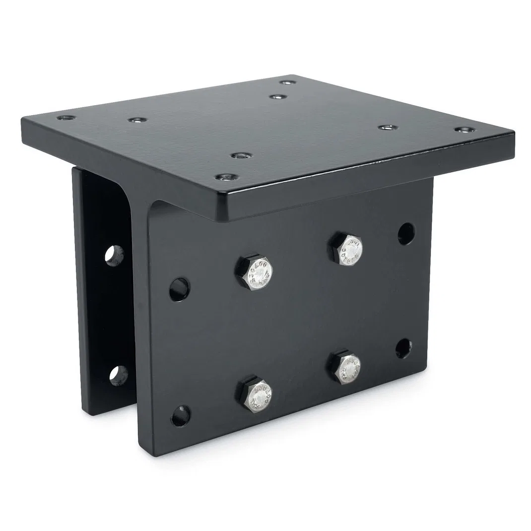 2250940 – CANNON Downrigger Mount, Rail/ Side Mount Powder Coated Black Aluminum Construction Adapts Tubing Up To 1-1...